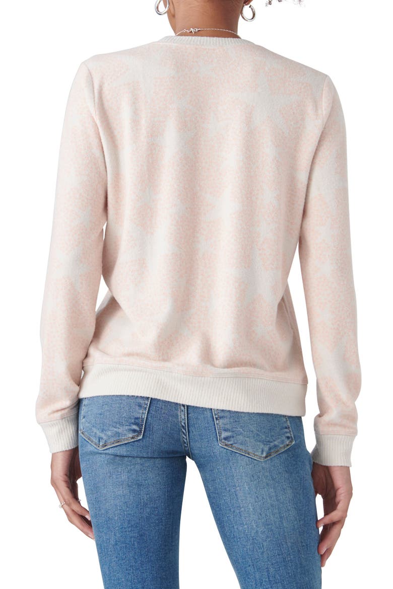 Cloud Jersey Sweatshirt, Alternate, color, STARLIGHT 6 ROSE CLOUD