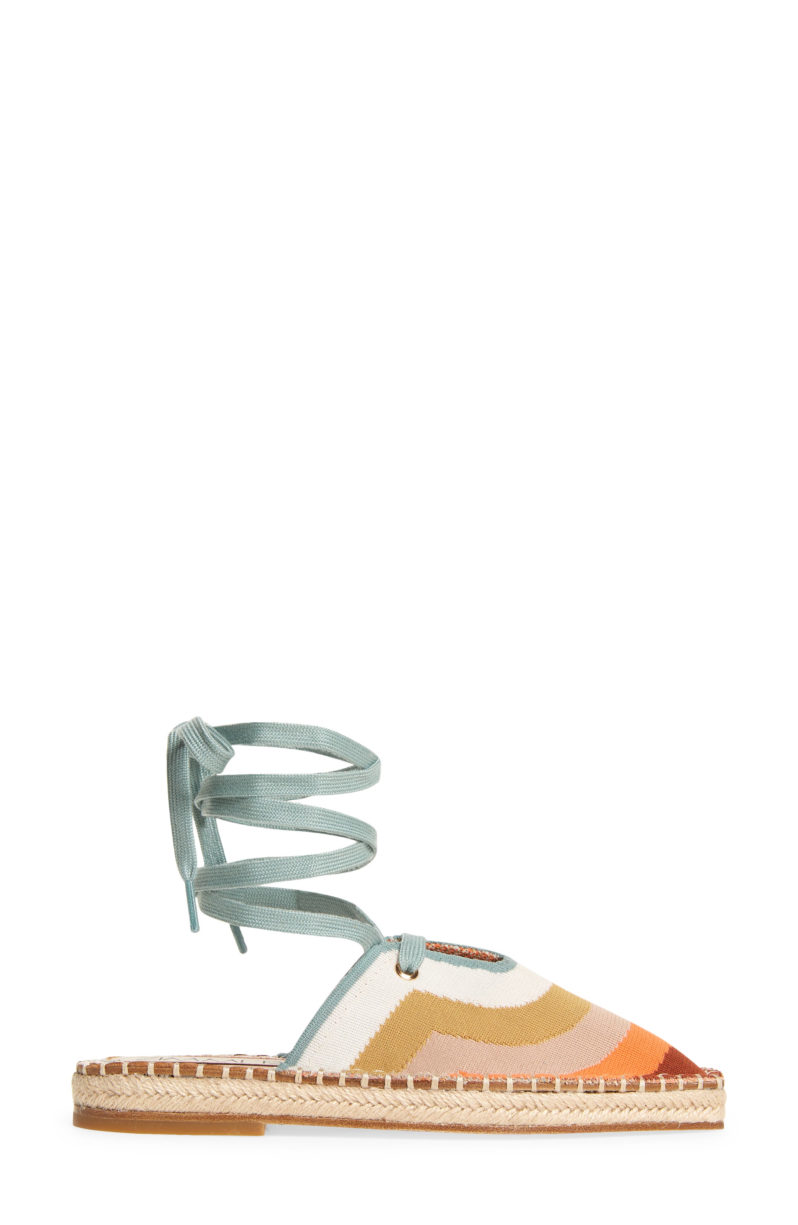 Zimmermann Chisel Toe Espadrille Flat, Alternate, color, 