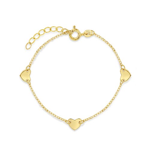In Season Jewelry 14k Polished Heart Charm Bracelet In Gold