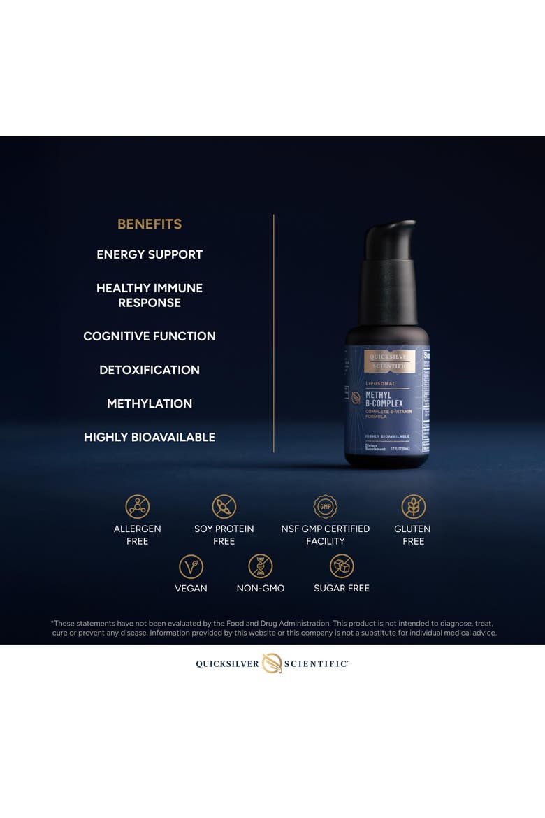 Methyl B Complex Liposomal Liquid B Vitamin Supplement, Alternate, color, None