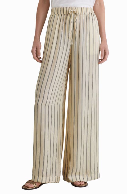 Minnie Wide Leg Stripe Pants