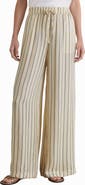Reiss Minnie Wide Leg Stripe Pants