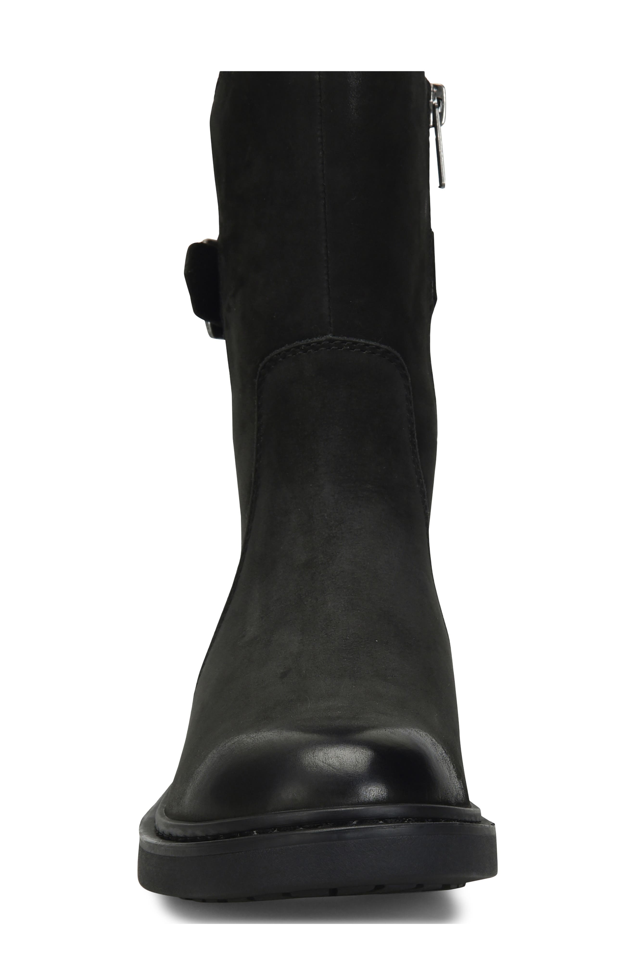 Boyer Leather Boot, Alternate, color, BLACK NUBUCK