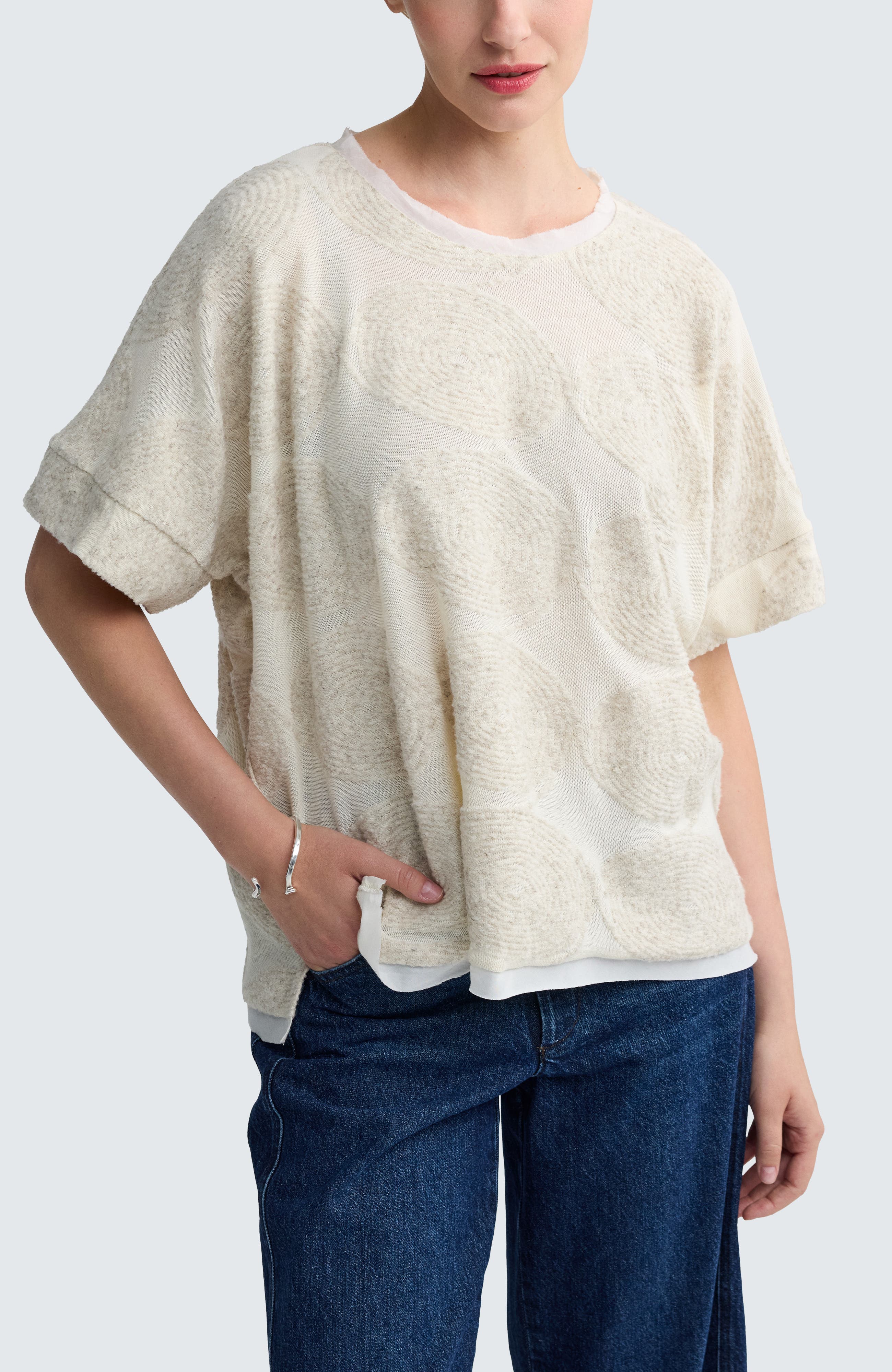 Blair Textured Hemp & Cotton Blouse