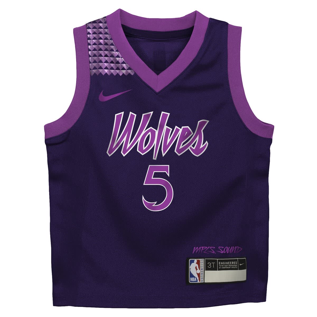 purple timberwolves jersey
