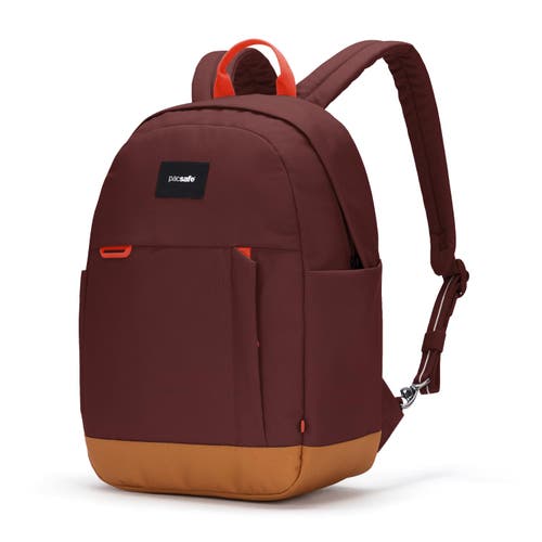 Pacsafe Go 15l Anti Theft Backpack In Garnet Red