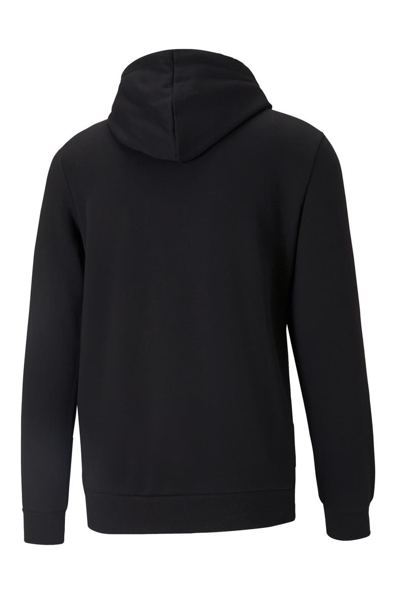 Essential Big Logo Fleece Hoodie, Alternate, color, COTTON BLACK