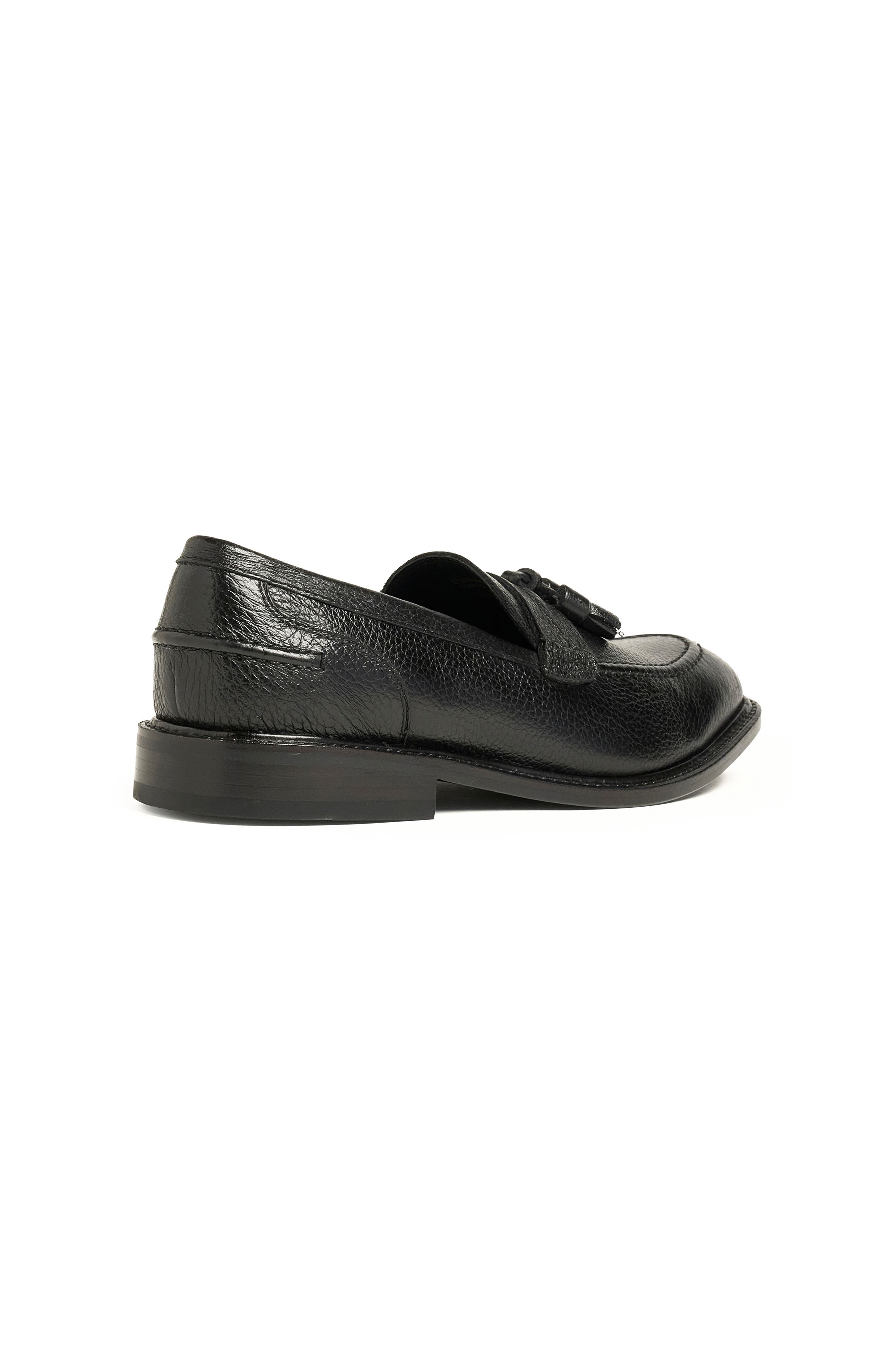 Riverton Tassel Loafer, Alternate, color, Obsidian Milled Black Leather