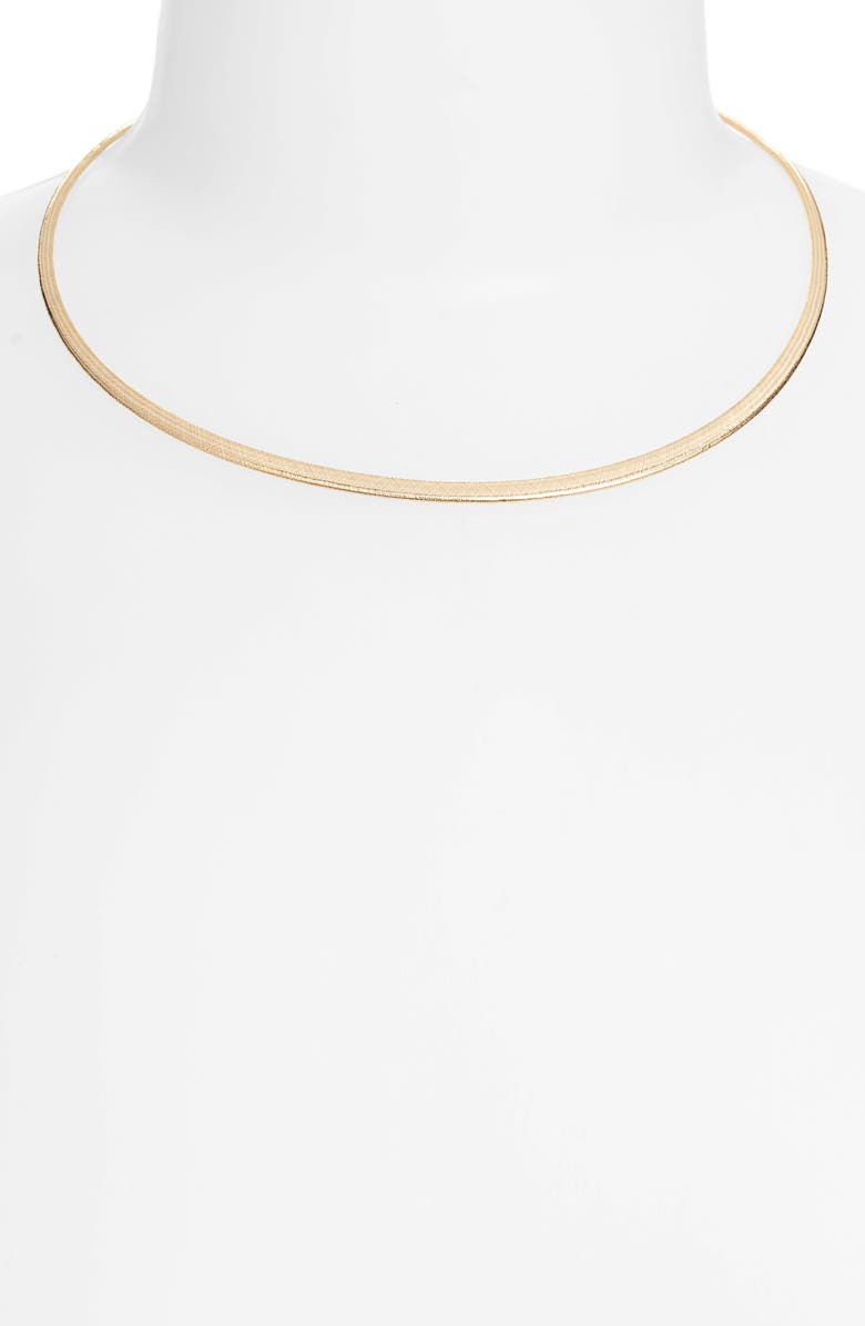 Bony Levy Ofira Thin Omega Necklace, Alternate, color,