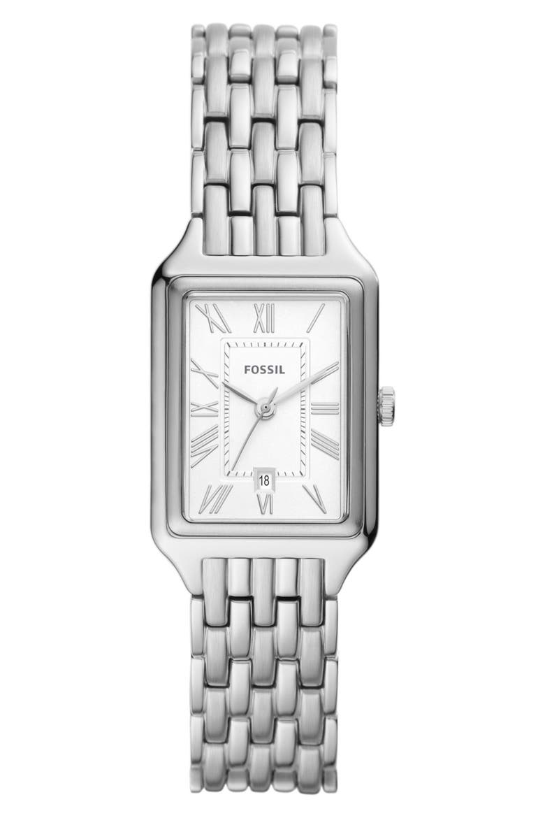 Raquel Bracelet Watch, 23mm, Main, color, SILVER
