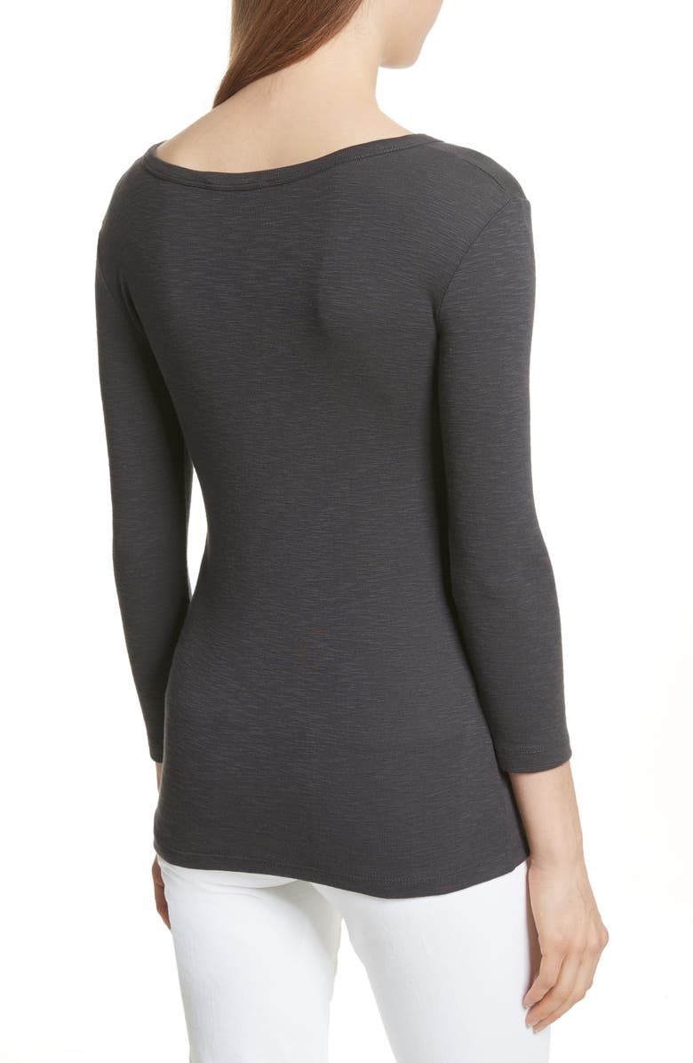 Vince Three Quarter Sleeve Crewneck Tee, Alternate, color, 