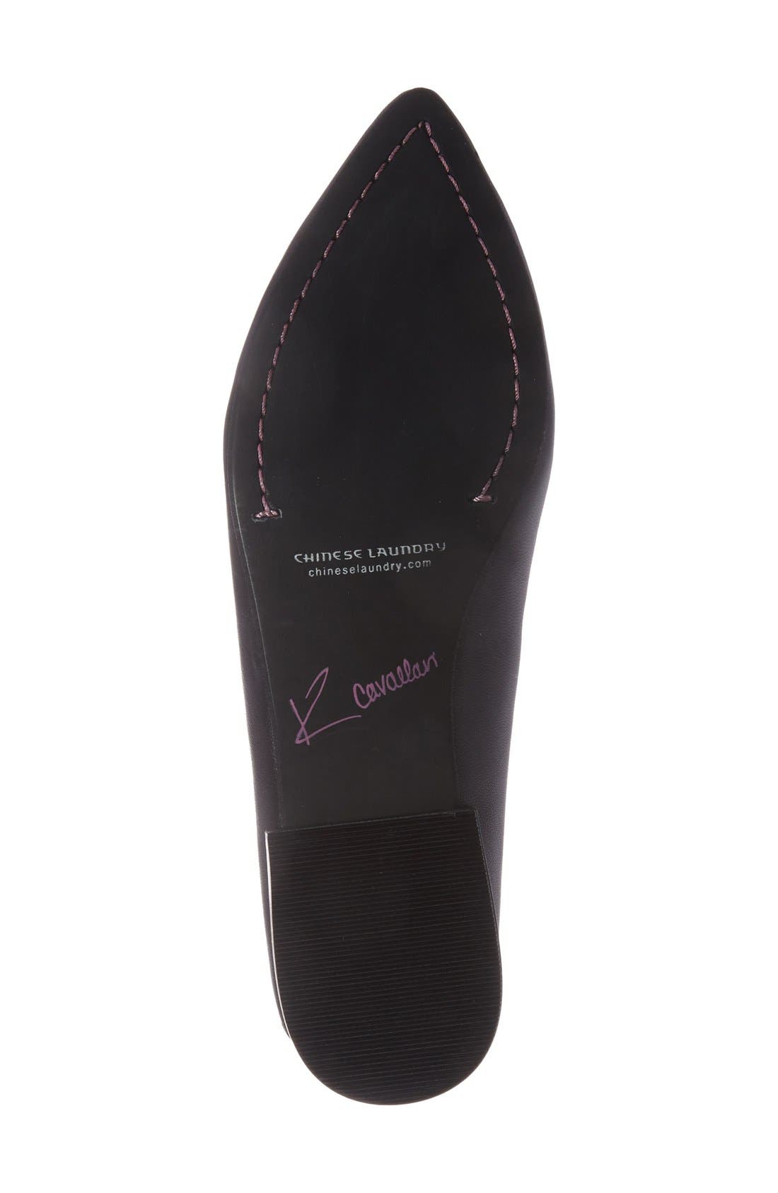 'Capri' Mule, Alternate, color, BLACK LEATHER