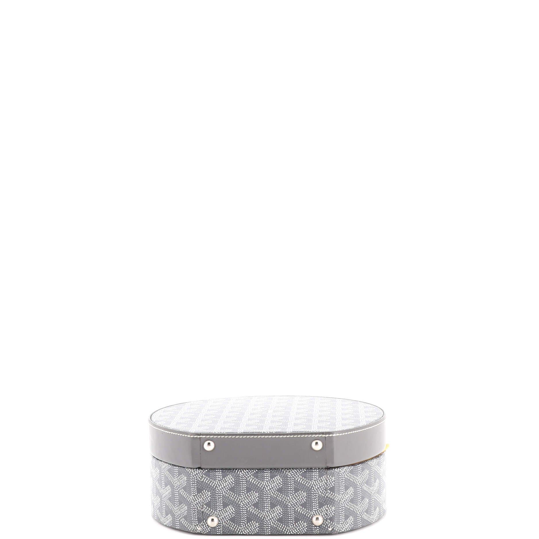 Alto Hatbox Bag Coated Canvas, Alternate, color, Grey