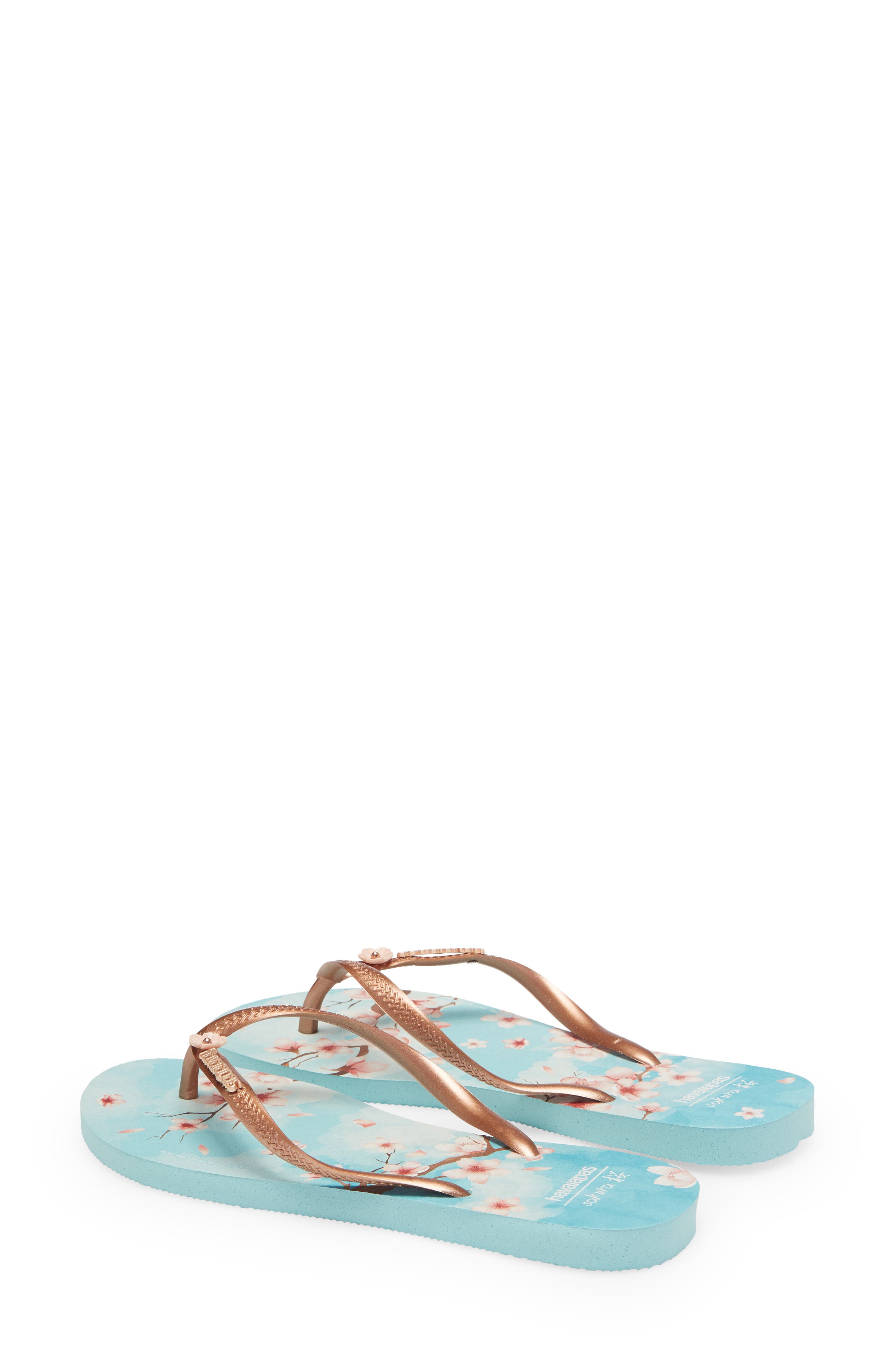 Havaianas Slim Cherry Blossom Flip Flop, Alternate, color, 