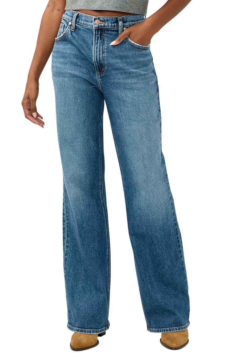 Baggy Bootcut Jeans, Main, color, ACOUSTIC