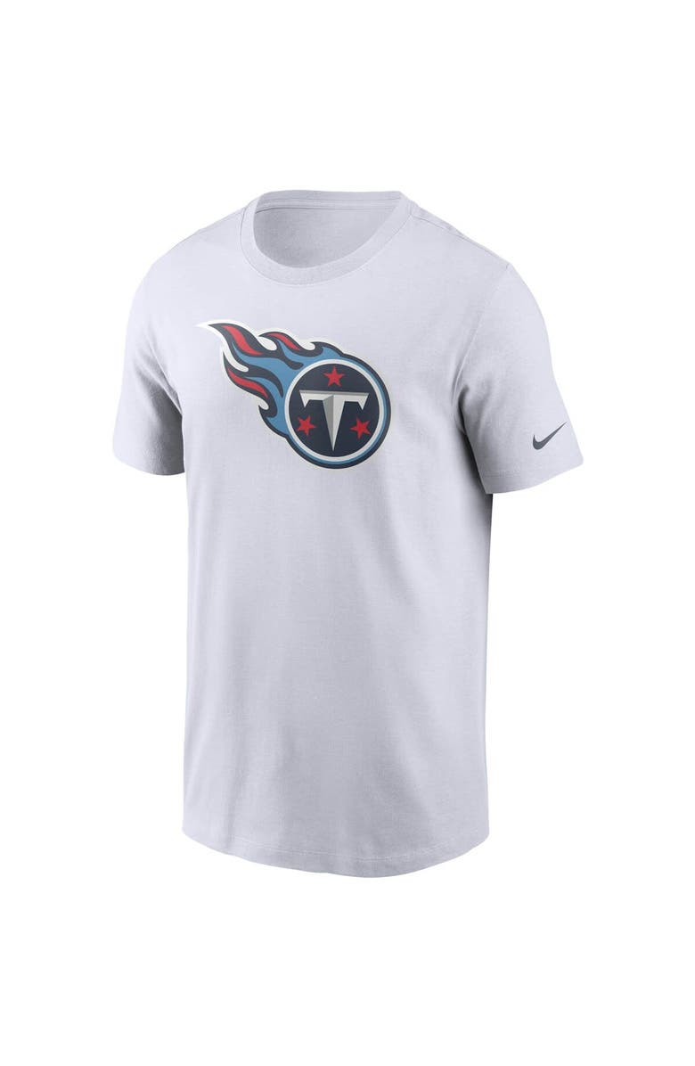 Nike Men's Nike White Tennessee Titans Primary Logo T-Shirt, Alternate, color, White