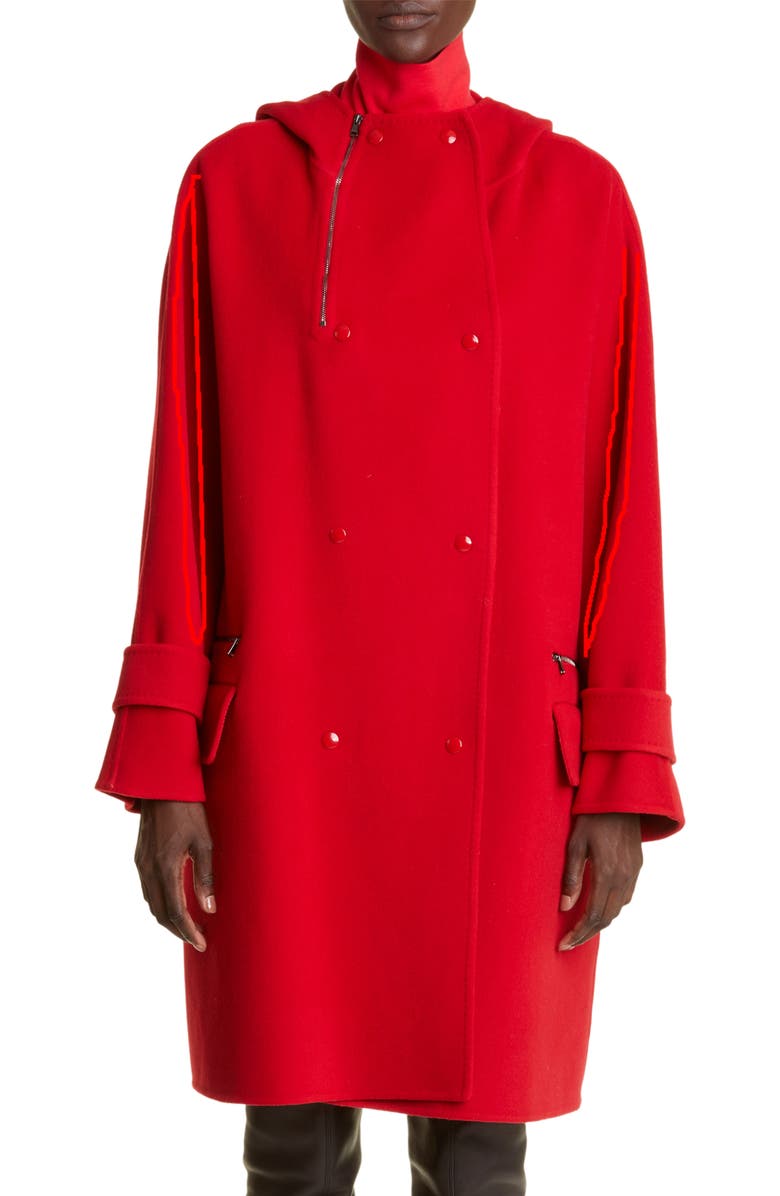 Max Mara Knut Virgin Wool Hooded Coat, Main, color,