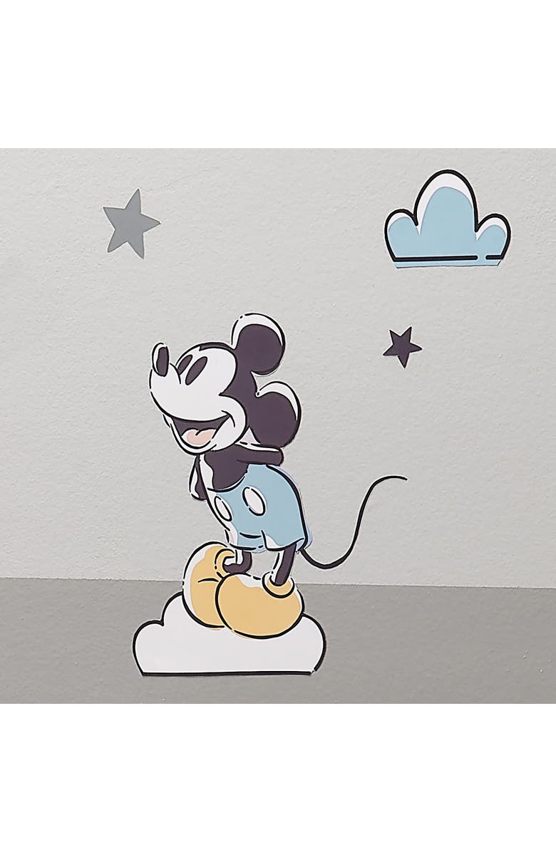 Lambs & Ivy Disney Baby Moonlight Mickey Mouse Wall Decals/Stickers, Alternate, color, Multicolor