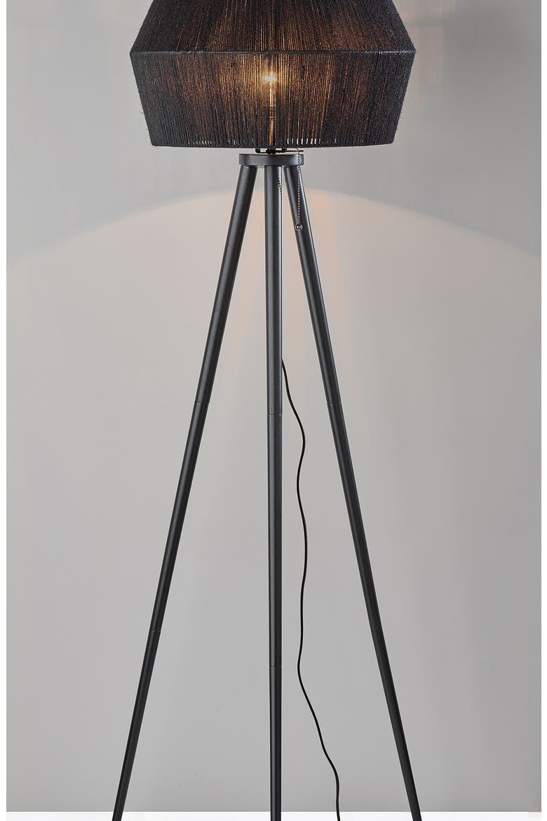 Montana Tripod Floor Lamp, Alternate, color, BLACK WOOD