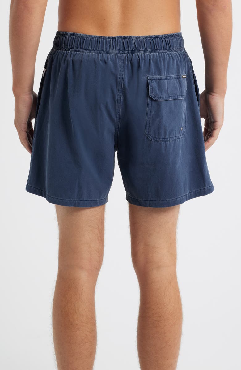 Vintage Summer Volley Swim Trunks, Alternate, color, Navy