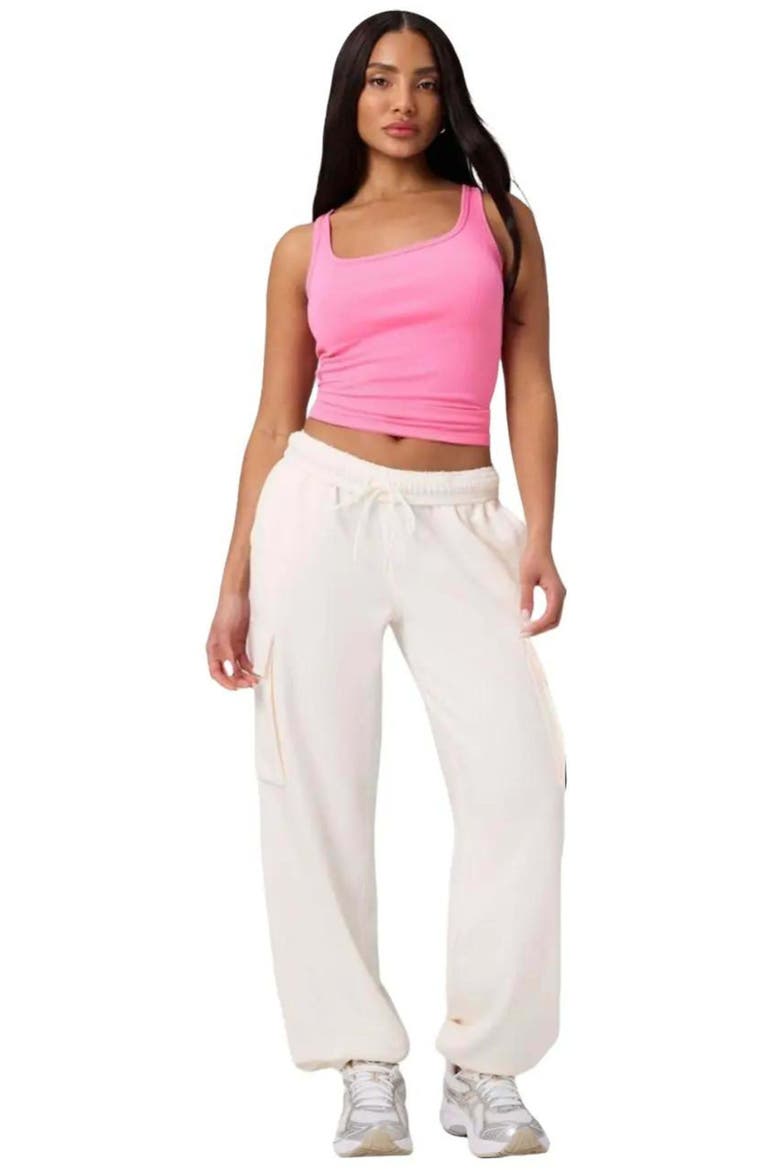 Modal Rib Tank, Alternate, color, Strawberry Milkshake