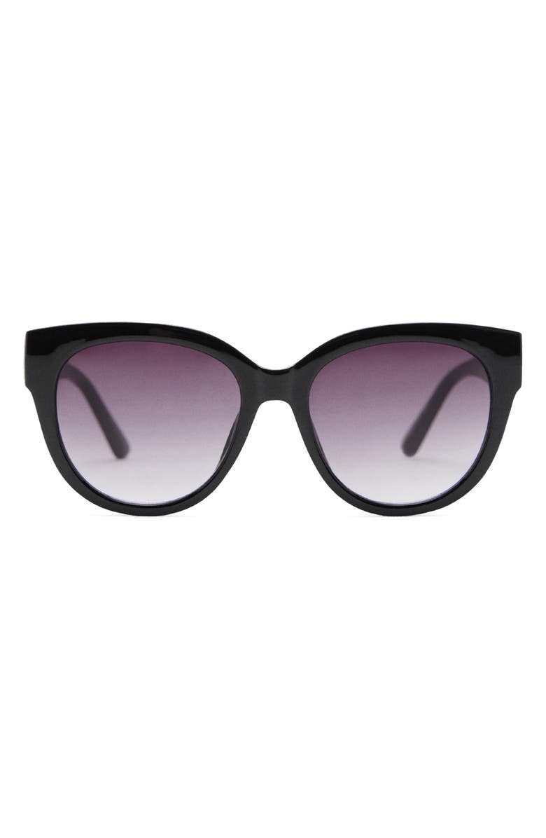 MANGO Gradient Round Sunglasses, Main, color, 