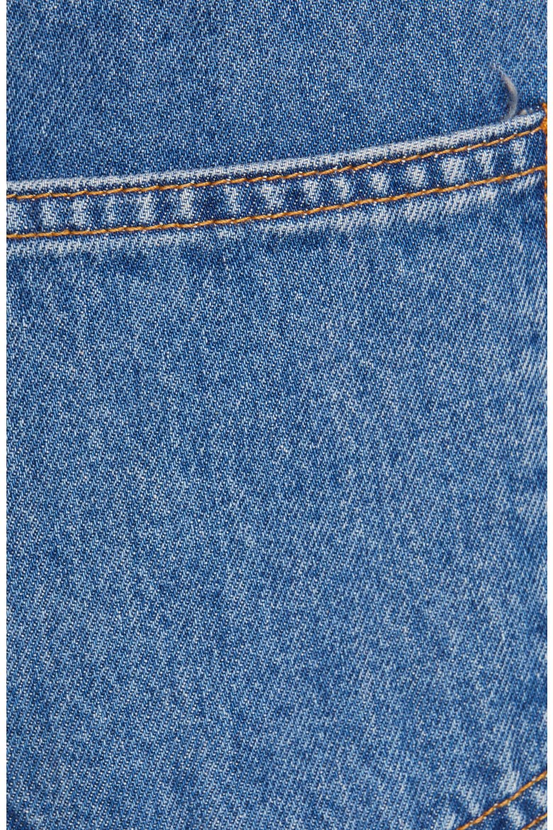 Addie Paperbag Waist Tapered Jeans, Alternate, color, BEACON