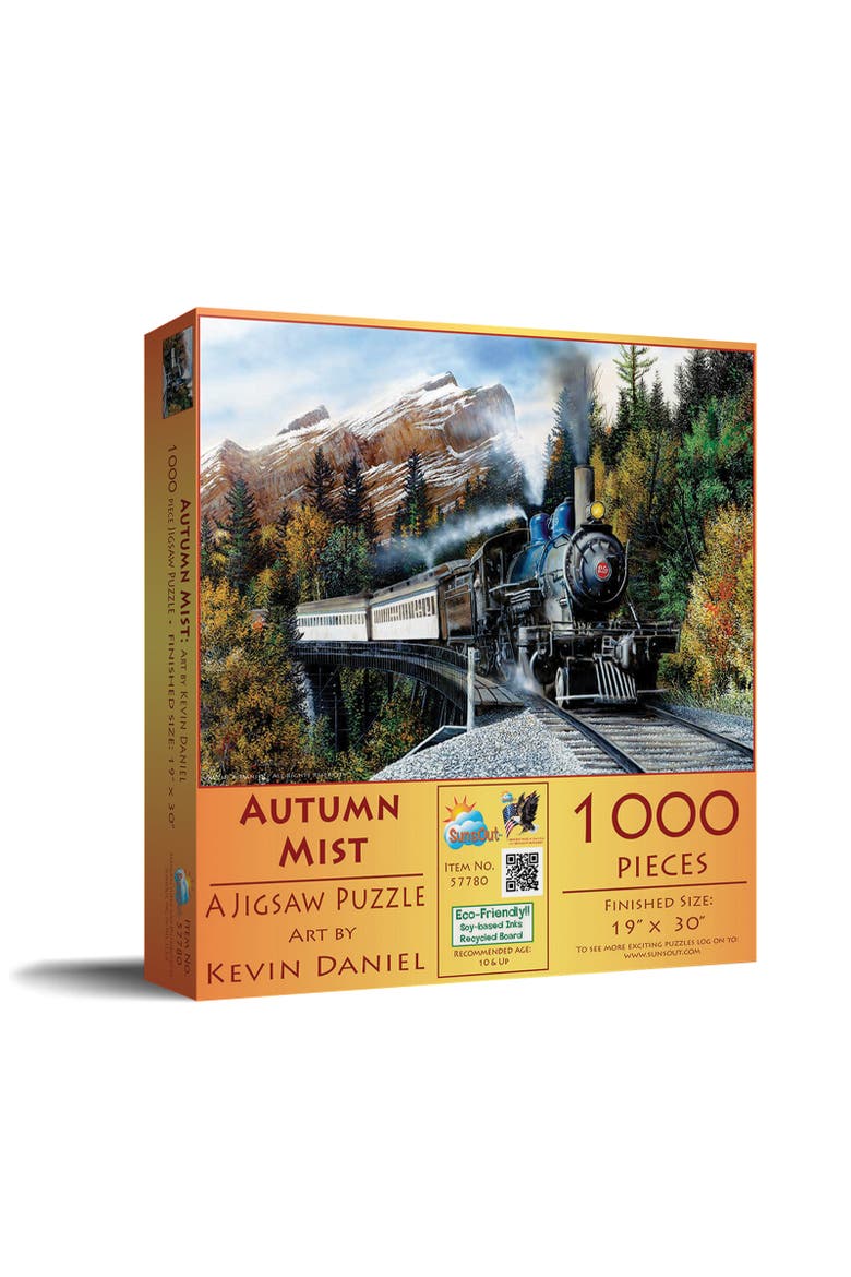 Autumn Mist 1000 piece Jigsaw Puzzle for Adults, Main, color, Multicolor