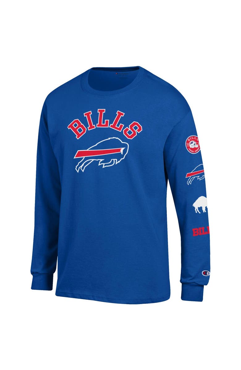 Champion Men's Champion  Royal Buffalo Bills Seal Long Sleeve T-Shirt, Alternate, color, Royal