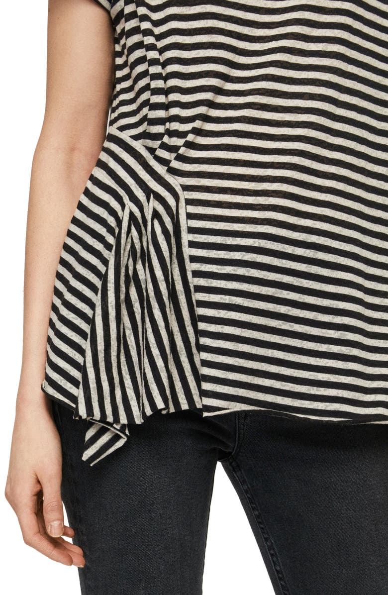 AllSaints Robi Stripe Tee, Alternate, color,