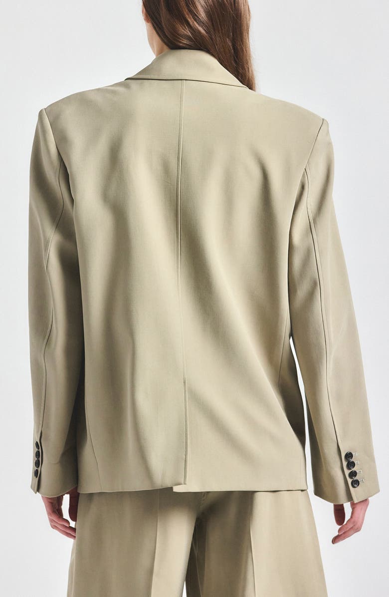 Derek Lam 10 Crosby Poppy Relaxed Blazer, Alternate, color, Silver Sage