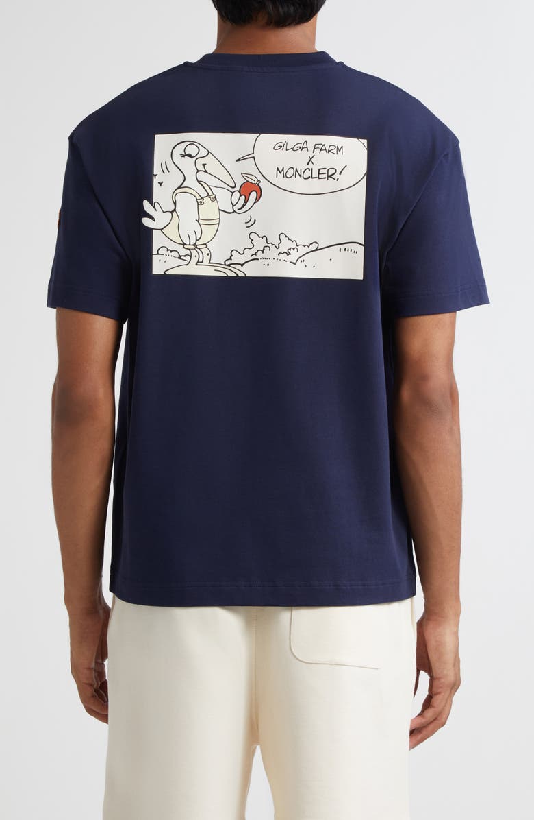 Moncler x Gilga Farm by Donald Glover Logo Patch T-Shirt, Alternate, color, 