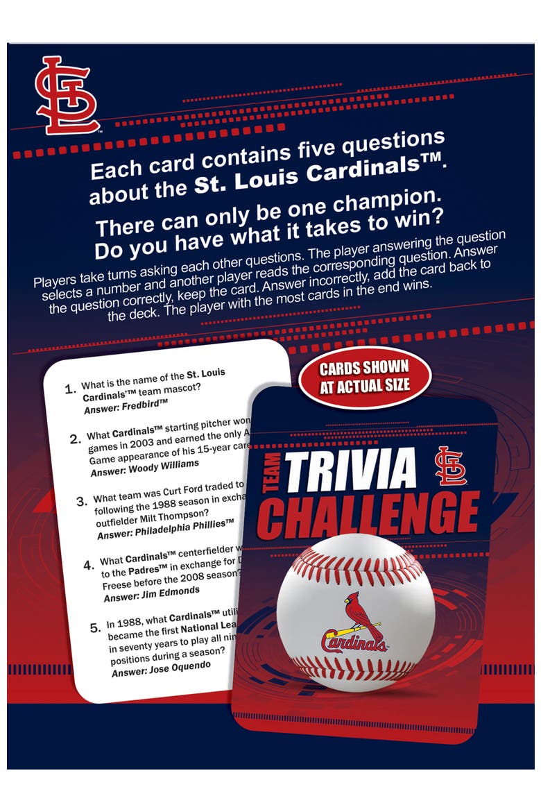 St. Louis Cardinals Trivia Challenge, Alternate, color, Multicolor
