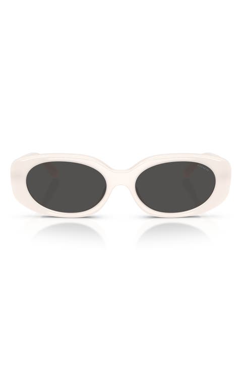 54mm Oval Sunglasses