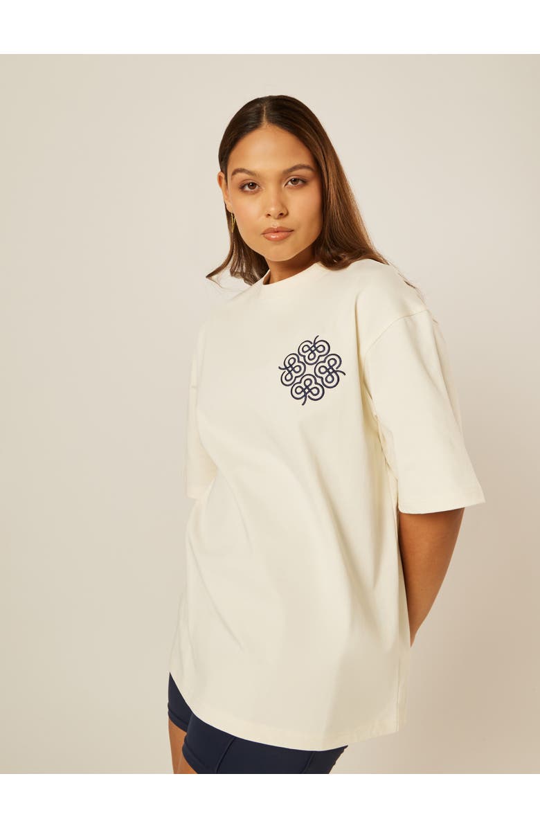 Be Athletica Be The Ace Crew Neck Oversized T-Shirt, Main, color, Off-White