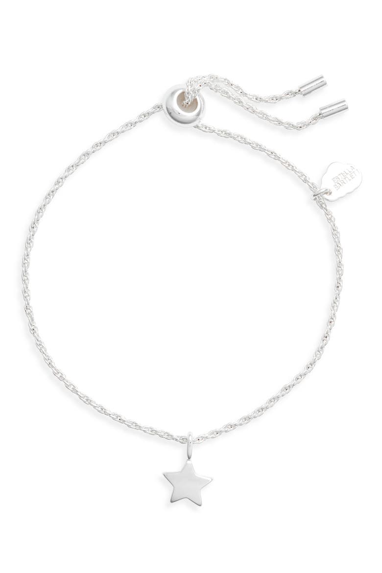 Amelia Star Charm Bracelet, Alternate, color, SILVER