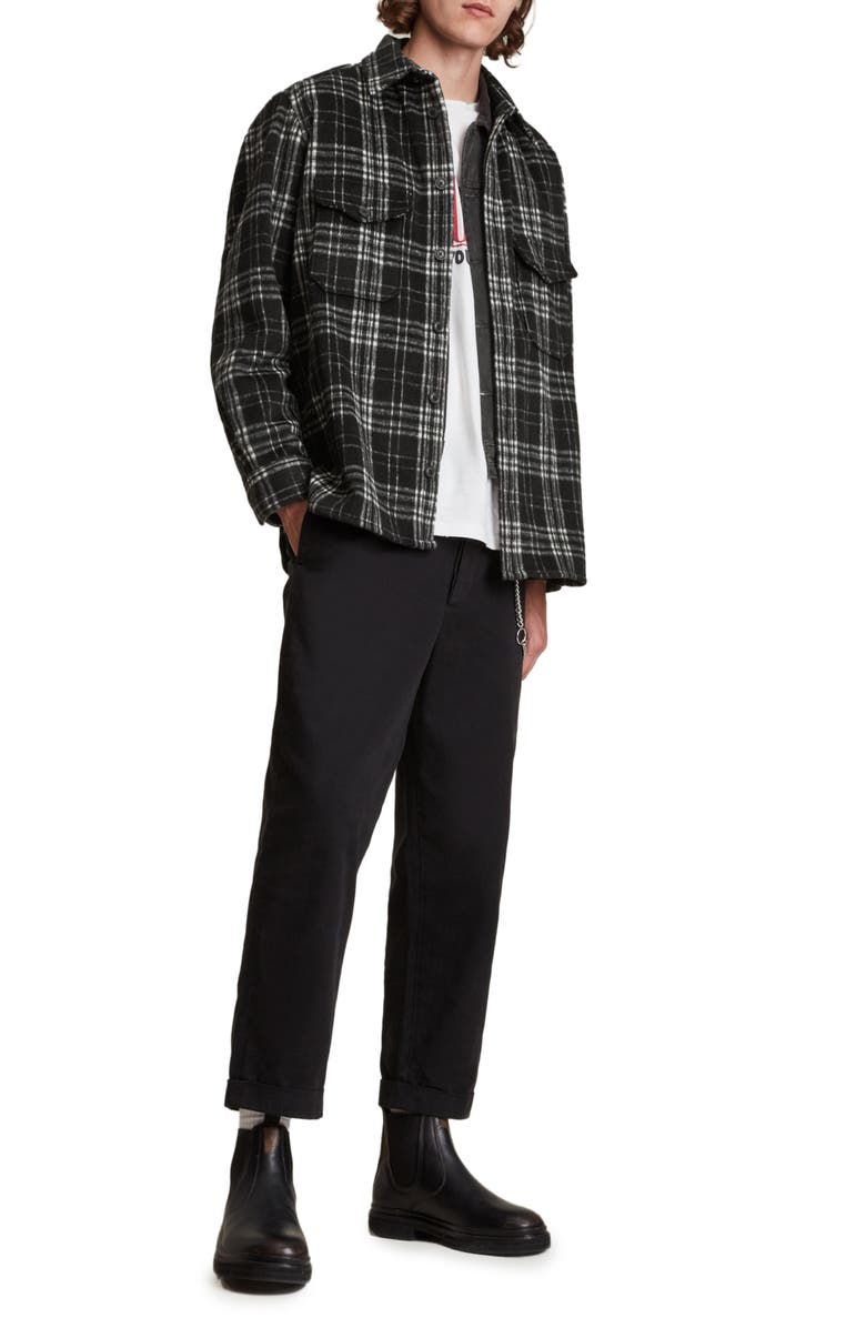 AllSaints Coeburn Plaid Overshirt, Alternate, color,
