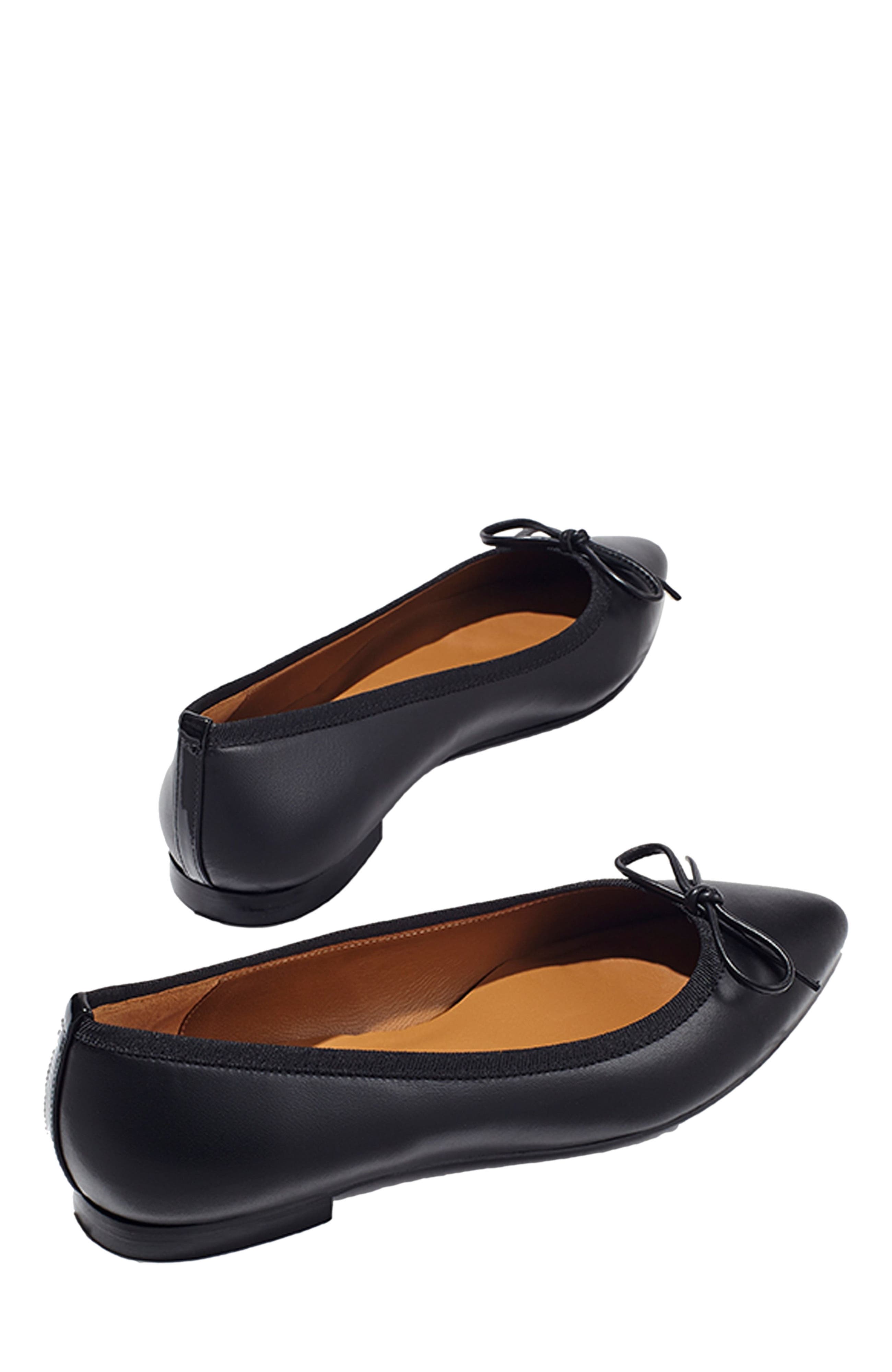 MARGAUX The Pointe Flat, Alternate, color, Black