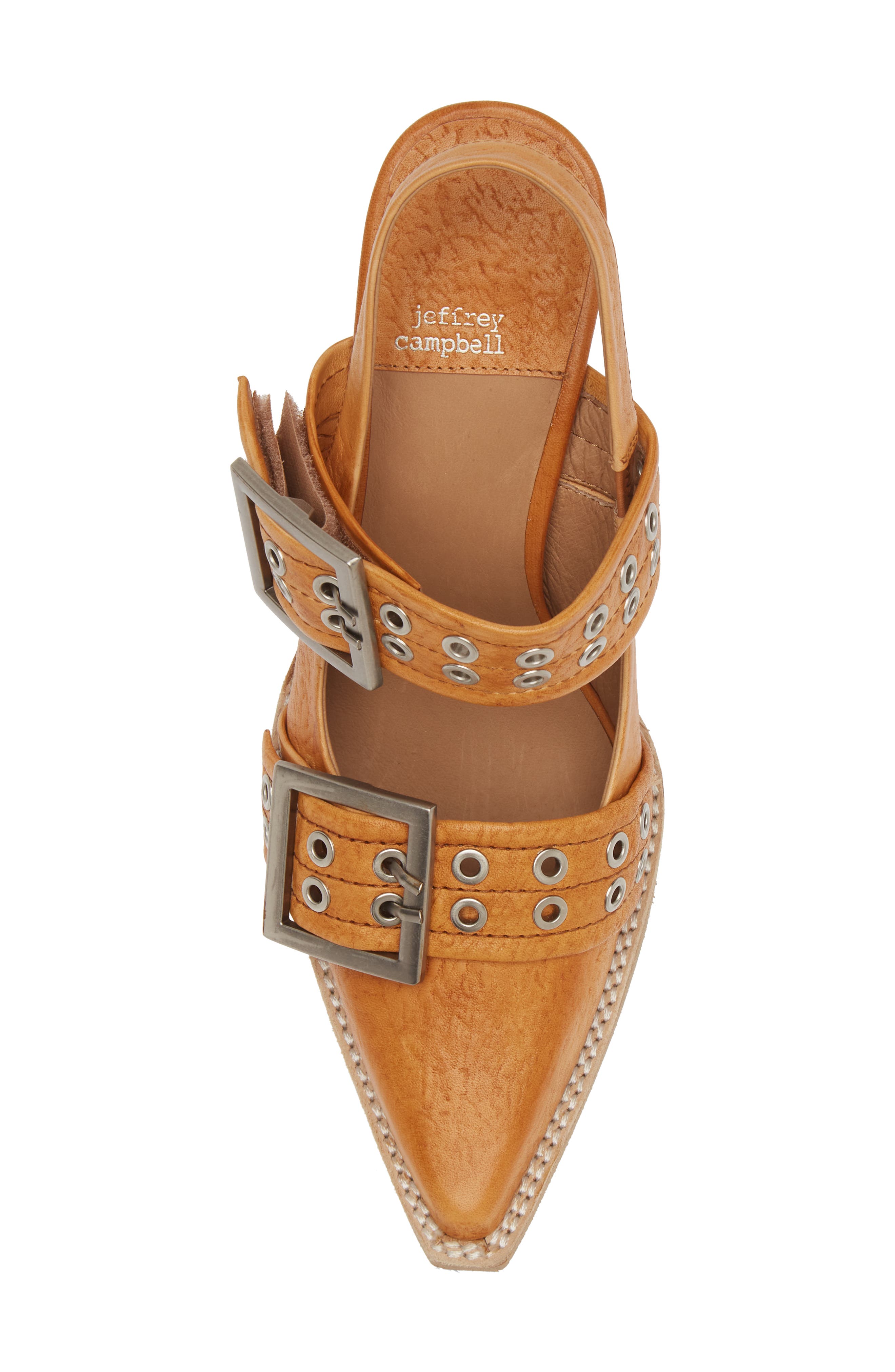 Jeffrey Campbell Carlie Slingback Pump, Alternate, color, Natural