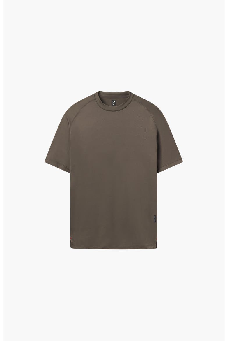 AeroSilver Fitted Tee, Alternate, color, Deep Taupe