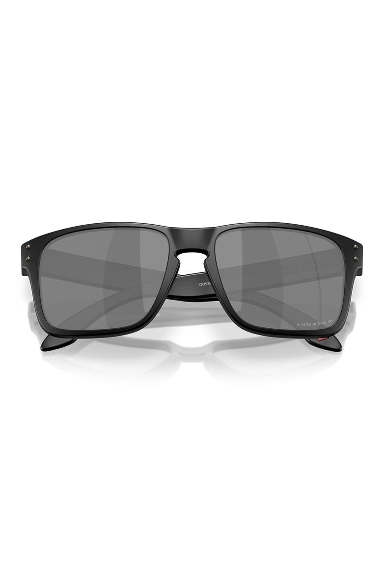 Holbrook S 53mm Polarized Square Sunglasses, Alternate, color, MATTE BLACK / PRIZM