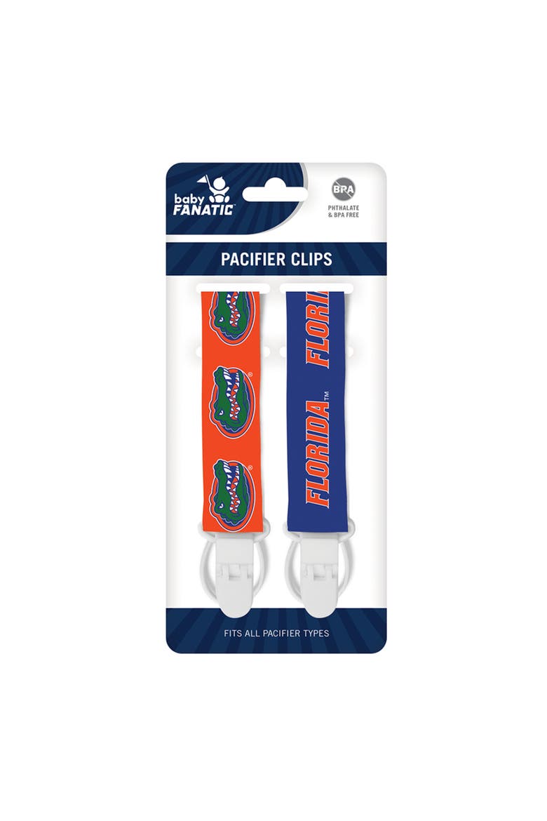 Florida Gators Pacifier Clip 2-Pack, Alternate, color, Multicolor