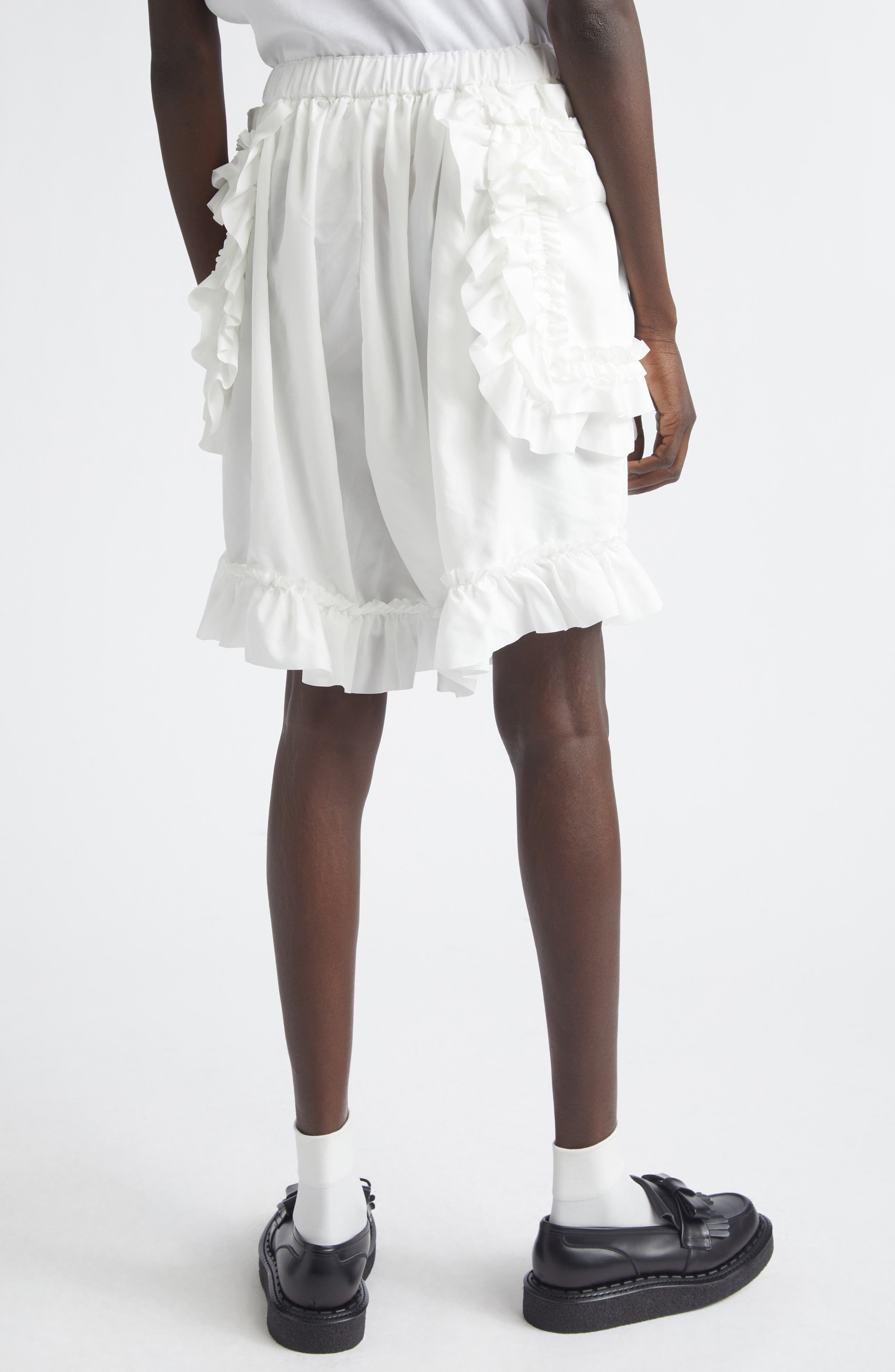 Ruffle Trim Broadcloth Bloomer Shorts - image 2