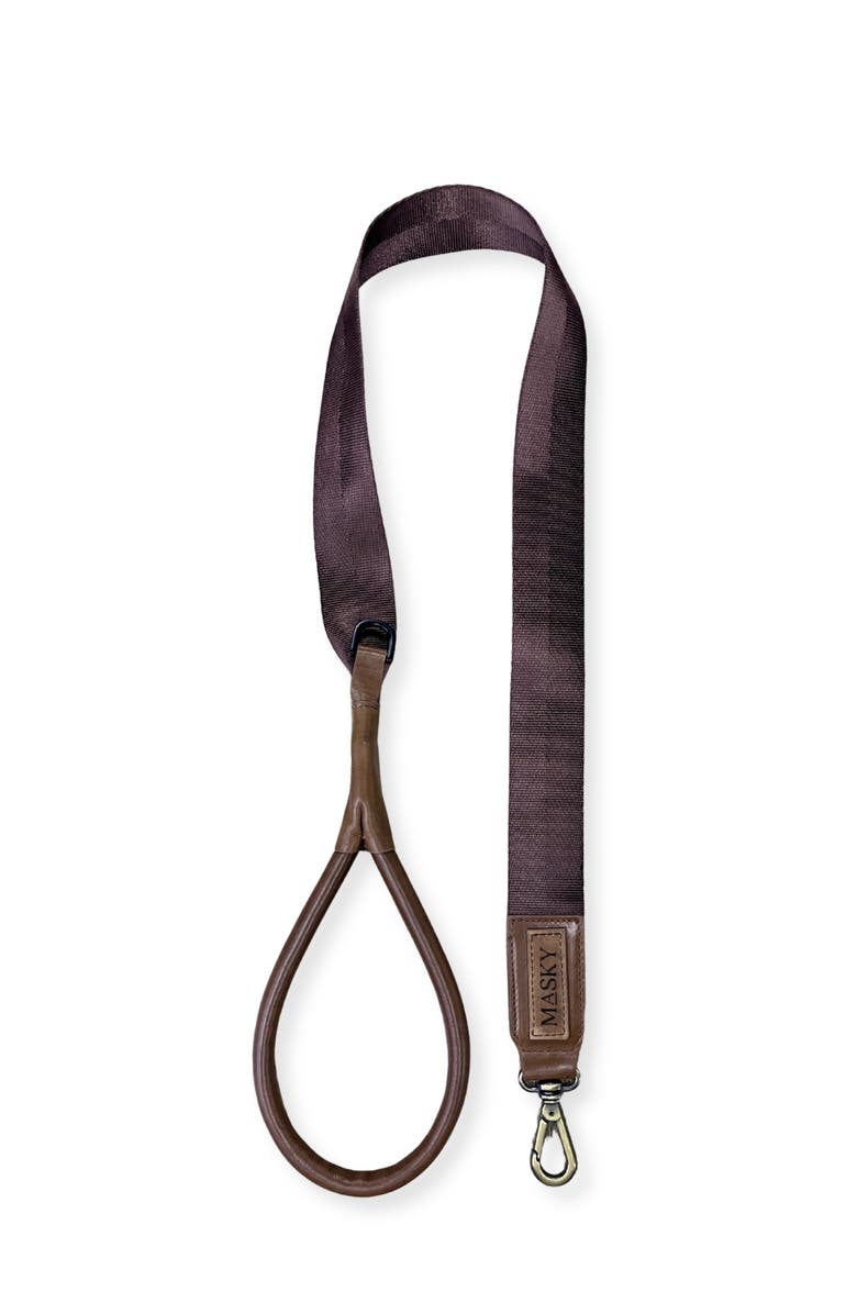 Masky Saddle Leash, Alternate, color, Cooper