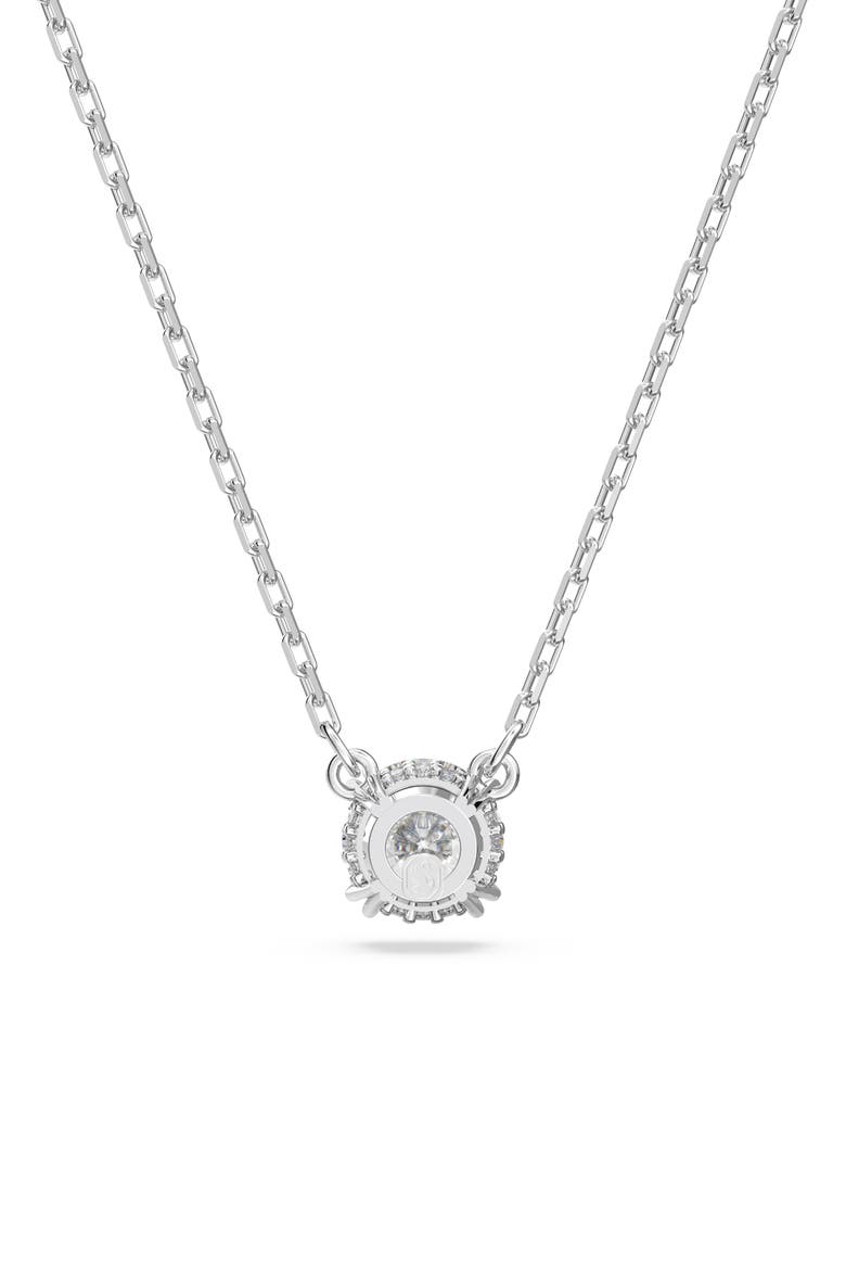 Stilla Crystal Pendant Necklace, Alternate, color, SILVER