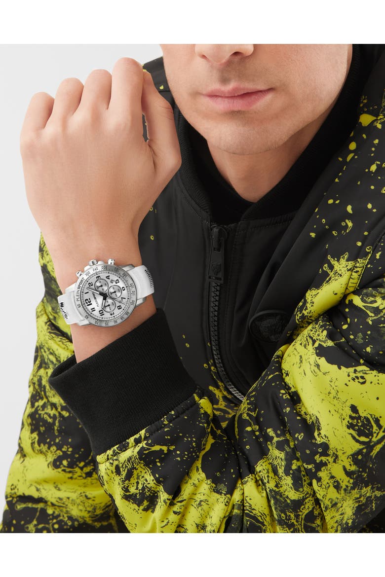 Watches Chronorace Men, Alternate, color, white/black