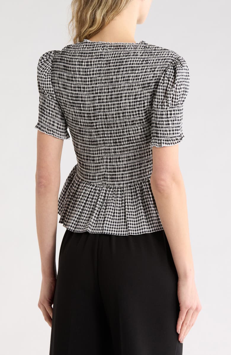 EDIT by JASON WU Smocked Peplum Top, Alternate, color, 