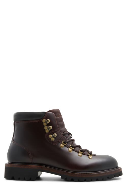 Brooks Brothers Roosevelt Lace-up Boot In Burgundy