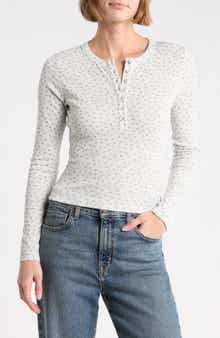 Button Front Knit Top