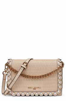 KARL LAGERFELD PARIS Lourdes Leather Crossbody